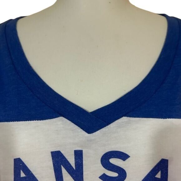 Kansas Jayhawks rock chalk shirt women’s medium new - Picture 4 of 7